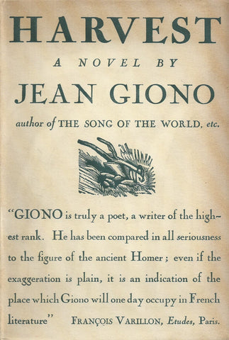 Harvest (First Edition, 1939) | Jean Giono