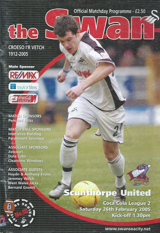 The Swan (Official Matchday Programme, 26 February 2005)
