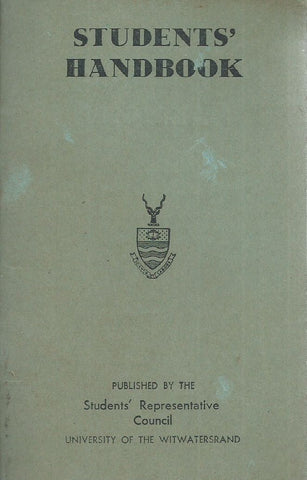 Students' Handbook (Wits University, 1954)