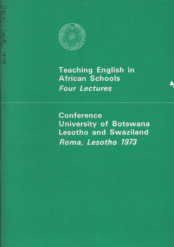 Teaching English in South African Schools: Four Lectures