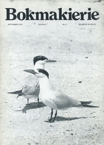 Bokmakierie: General Interest Magazine of the SA Ornithological Society (Vol. 27, No. 3, September 1975)