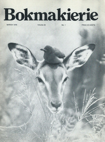 Bokmakierie: General Interest Magazine of the SA Ornithological Society (Vol. 28, No. 1, March 1976)