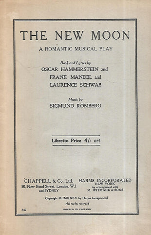 The New Moon: A Romantic Musical Play | Oscar Hammerstein, et al.