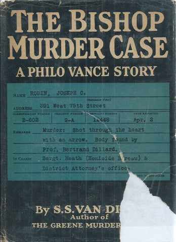 The Bishop Murder Case (First Edition, 1929) | S. S. van Dine