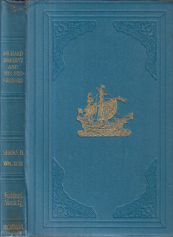 Richard Hakluyt & His Successors (Inscribed by Editor) | Edwrad Lynam (Ed.)