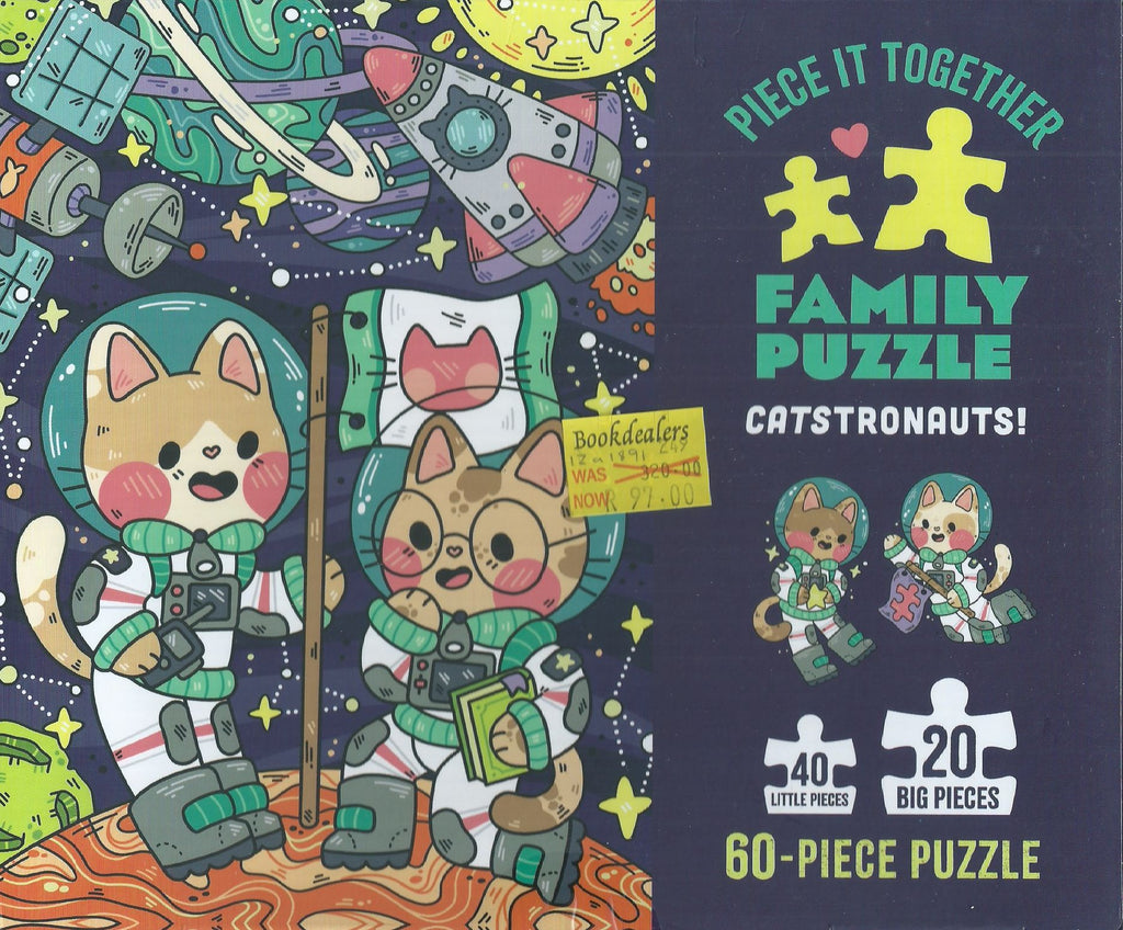 Catstronauts! 60-Piece Family Puzzle