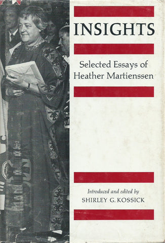 Insights: Selected Essays of Heather Martienssen | Shirley G. Kossick (Ed.)