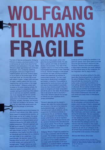 Wolfgang Tillmans: Fragile | Christine Eyene, et al.