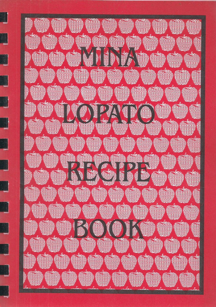 Mina Lopato Recipe Book