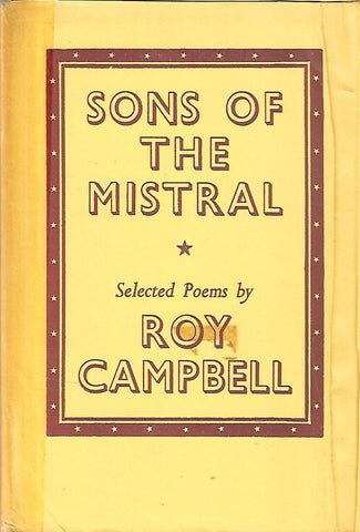 Sons of the Mistral (Copy of SA Author Stephen Gray) | Roy Campbell