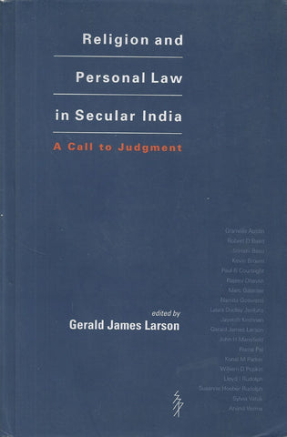 Religion and Personal Law in Secular India: A Call to Judgment | Gerald James Larson (Ed.)
