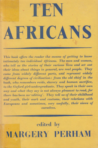 Ten Africans | Margery Perham (Ed.)