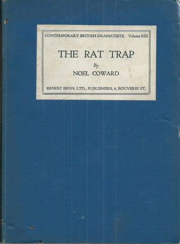The Rat Trap (First Edition, Published 1924) | Noel Coward