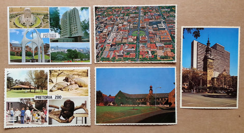 5 Postcards of Pretoria