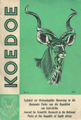 Koedoe (Vol. 6, 1963)