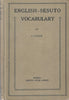 English-Sesuto Vocabulary (Published 1937, 7th Edition) | A. Casalis