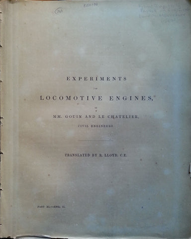 Lot of Three Articles on Steam Locomotoives/Railways (1844-1847)