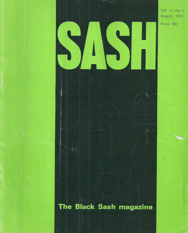 Sash: The Black Sash Magazine (Vol. 17, No. 2, Aug. 1974)