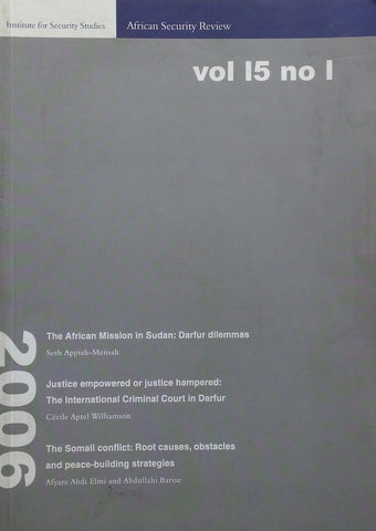 African Security Review (Vol. 15, No. 1)