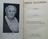 Emilie Solomon, 1858-1939 | J. J. G. Carson