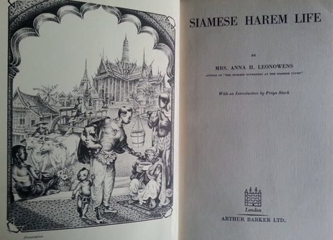 Siamese Harem Life | Anna H. Leonowens