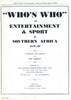 Who's Who in Entertainment & Sport in Southern Africa, 1959-1960 | Don Barrigo (Ed.)