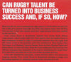 From Locker Room to Board Room: Converting Rugby Talent Into Business Success (Inscribed by Author) | Ross van Reenen