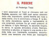 Il Podere (Italian) | Federigo Tozzi