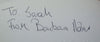 End (Inscribed by Author) | Barbara Adair