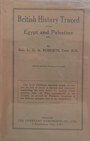 British History Traced from Egypt and Palestine, etc. | Rev. L. G. A. Roberts