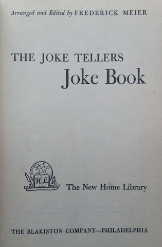 The Joke Tellers Joke Book (Copy of Benjamin Pogrund) | Frederick Meier