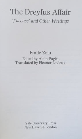 The Dreyfus Affair: ‘J’acusse’ and Other Writings | Emile Zola