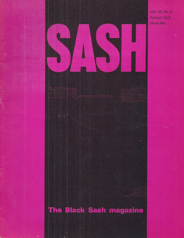 Sash: The Black Sash Magazine (Vol. 18, No. 6, Aug. 1976)