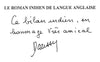 Le Roman Indien de Langue Anglaise (Inscribed by Author) | Denise Coussy