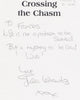Crossing the Chasm (Inscribed by Author) | Julia Leibowitz