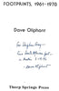 Footprints: Poems 1961-1978 (Inscribed by Author) | Dave Oliphant