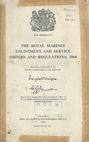 The Royal Marines Enlistment and Service Orders and Regulations, 1964
