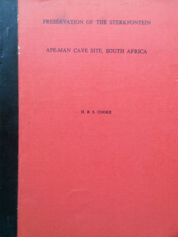 Preservation of the Sterkfontein Ape-Man Cave Site, South Africa | H. B. S. Cooke