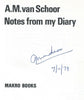 Notes From My Diary (Signed by Author) | A. M. van Schoor