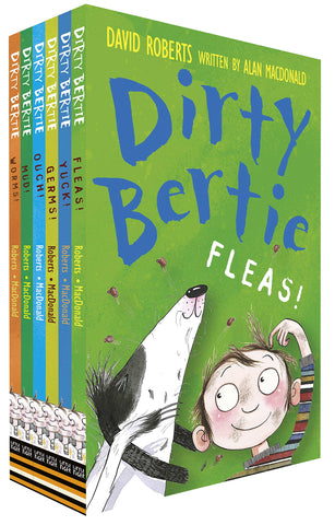 6 Volume Set of Dirty Bertie Books | David Roberts & Alan Macdonald