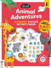 Animal Adventures Alphabet Sticker Activity Book