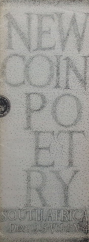 New Coin Poetry (Vol. 1, No. 4, December 1965, With Loosely Inserted Gift Card)