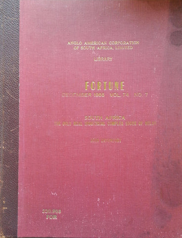 South Africa: The Only Rear Industrial Complex South of Milan (Rebound Article from Fortune, December 1966, Vol.74, No. 7) | John Davenport