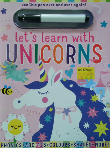 Let's Learn with Unicorns (Book and Pen Set)