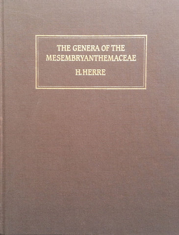 The Genera of the Mesembryanthemaceae | H. Herre