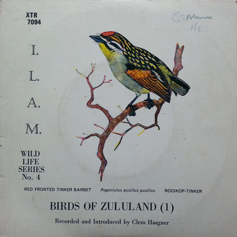 Birds of Zululand Vol. 1 (45RPM Record) | Clem Haagner