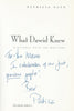 What David Knew: A Journey with the Kruipers (Inscribed by Author) | Patricia Glyn