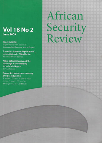 African Security Review (Vol. 18, No. 2, June 2009)