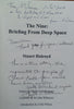 The Nine: Briefing from Deep Space (Inscribed by Phyllis Schlemmer, Who Wrote the Preface) | Stuart Holroyd