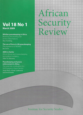African Security Review (Vol. 18, No. 1, March 2009)